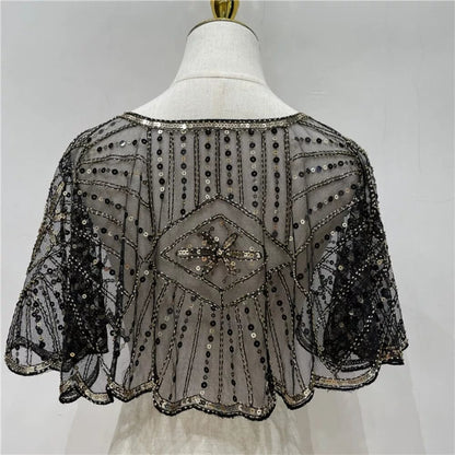 🔥 Vintage Lace Beaded Shawl🔥