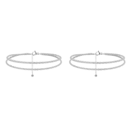 💜BUY 1 GET 1 FREE💜Dainty Layered waterproof anklet