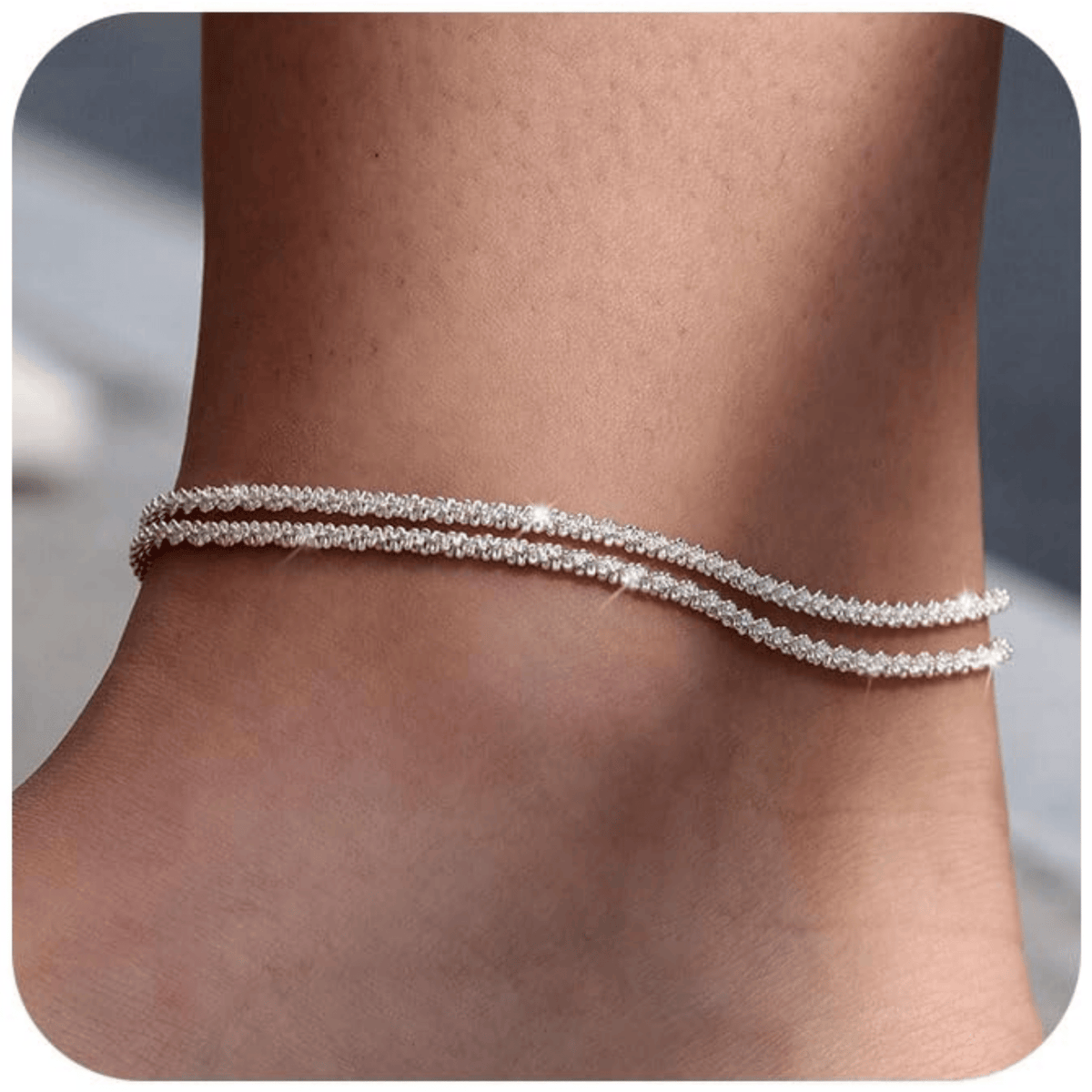 💜BUY 1 GET 1 FREE💜Dainty Layered waterproof anklet