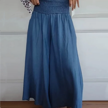 🔥Hot Sale 🔥 Women's Trendy High Waist Wide Leg Jeans with Pockets
