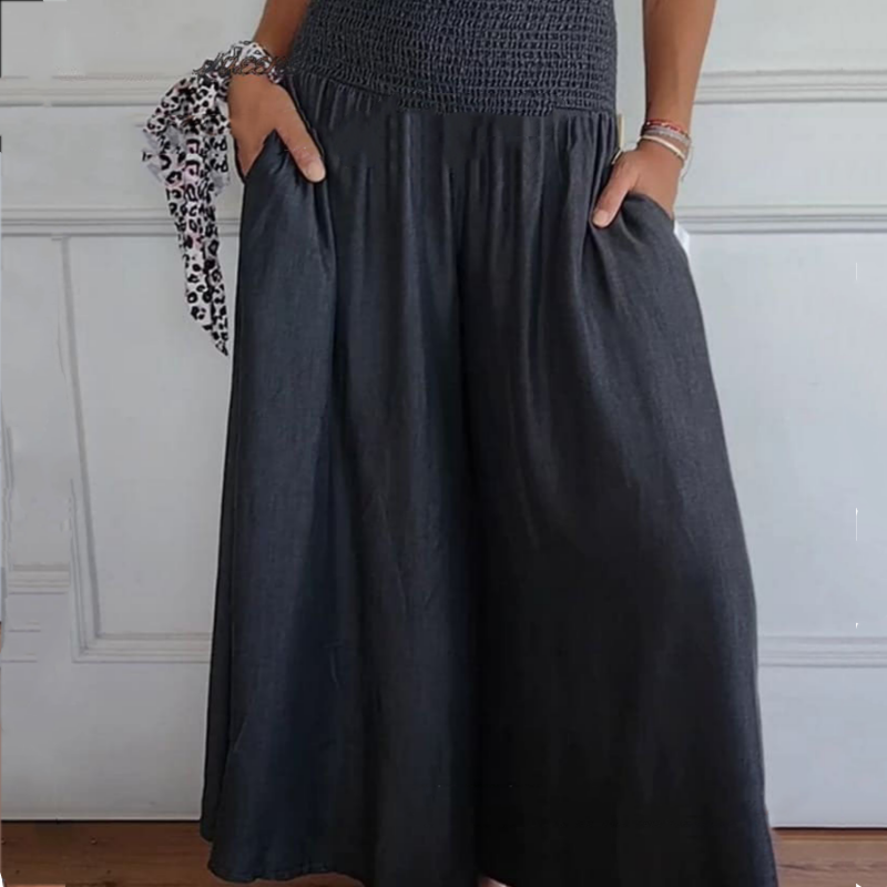 🔥Hot Sale 🔥 Women's Trendy High Waist Wide Leg Jeans with Pockets