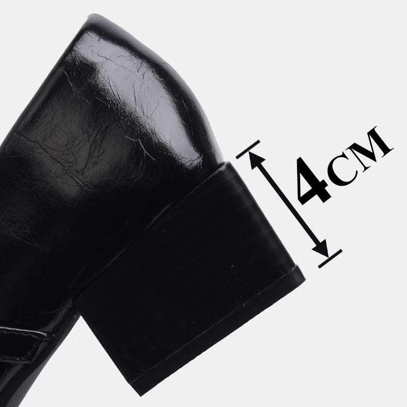 Women's Elegant Pointed Toe Square Heel Sandals