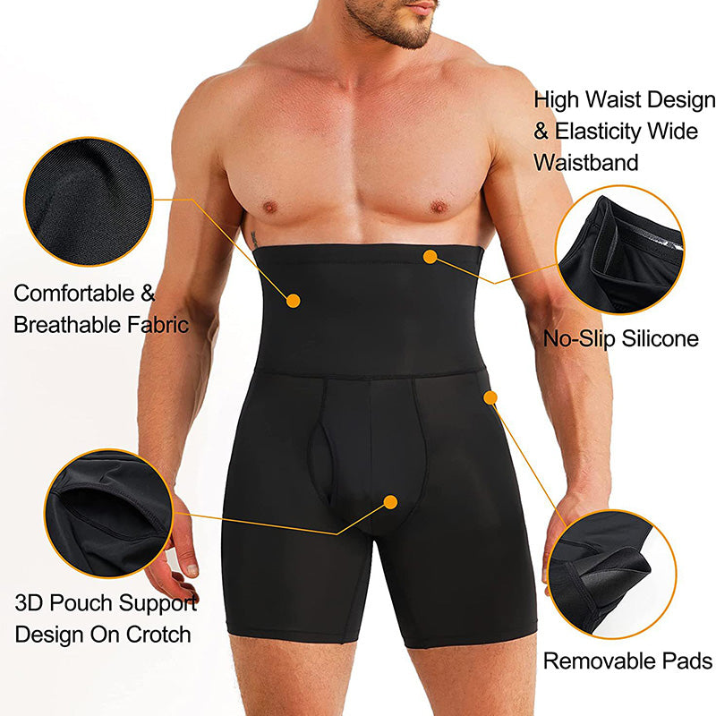 🔥Men's High-Waisted Butt Lifter Shapewear