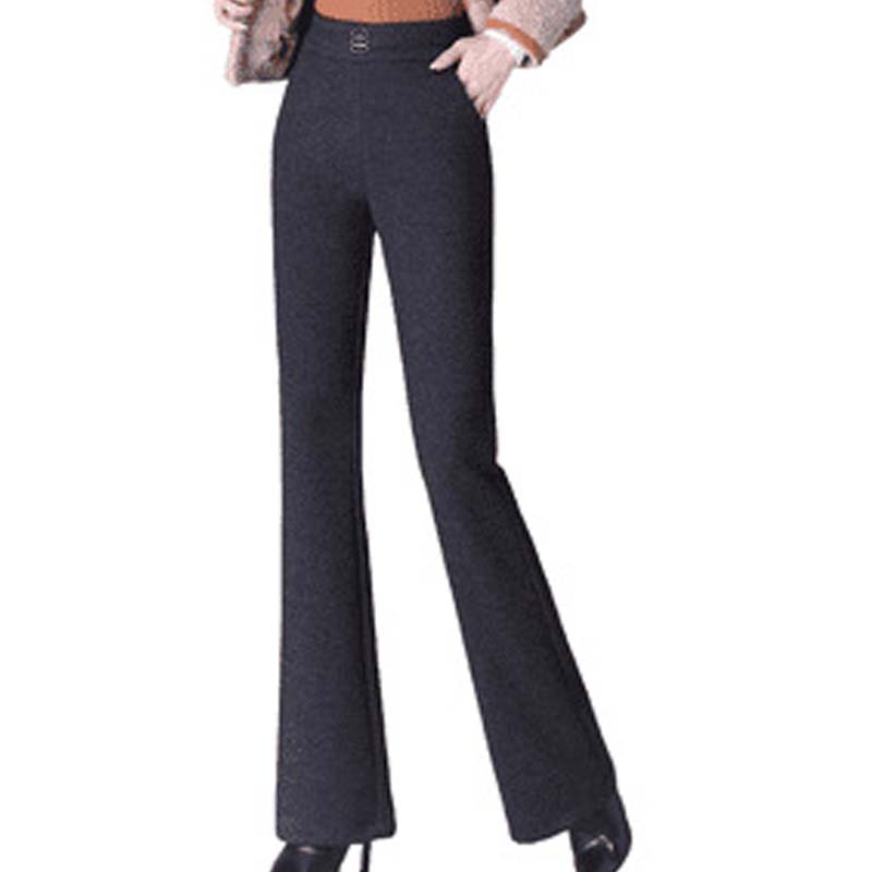 Women's High Waisted Micro-Flared Pants