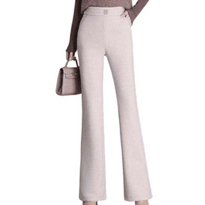 Women's High Waisted Micro-Flared Pants
