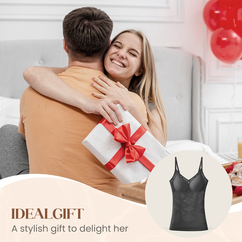 🔥New Arrivals✨Women's Seamless Shaping Camisole with Built-in Bra